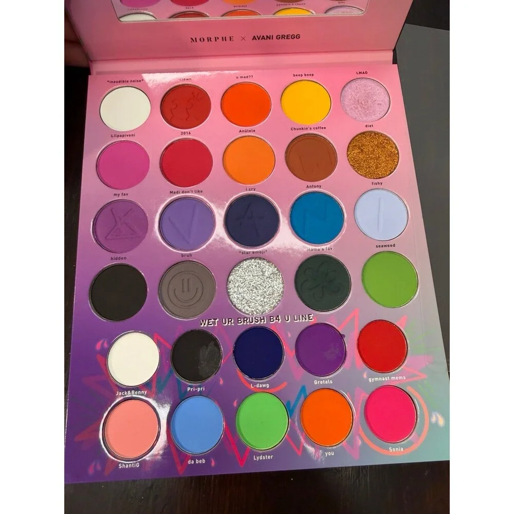 Morphe x avani gregg for the Bebs eyeshadow palate